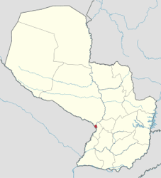 Karte von Paraguay - asuncion