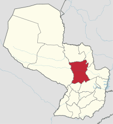 Karte von Paraguay - san-pedro